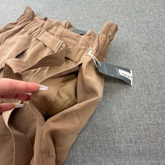 New! Worthington Womens Straight Pull-On Pants Brown XL Pockets High Waisted - Picture 14 of 15